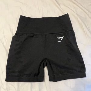 gymshark vital seamless 2.0 black shorts